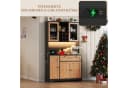 SeedWave Buffet mit LED-Lichtleiste und Ladefunktion Schwarz Bild 5