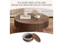 SeedWave Couchtisch Pilzform mit Stauraum und Massivholzfurnier Bild 3