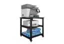 PUNCIA Druckertisch mit Rollen Schwarz 3-stufig Bild 3