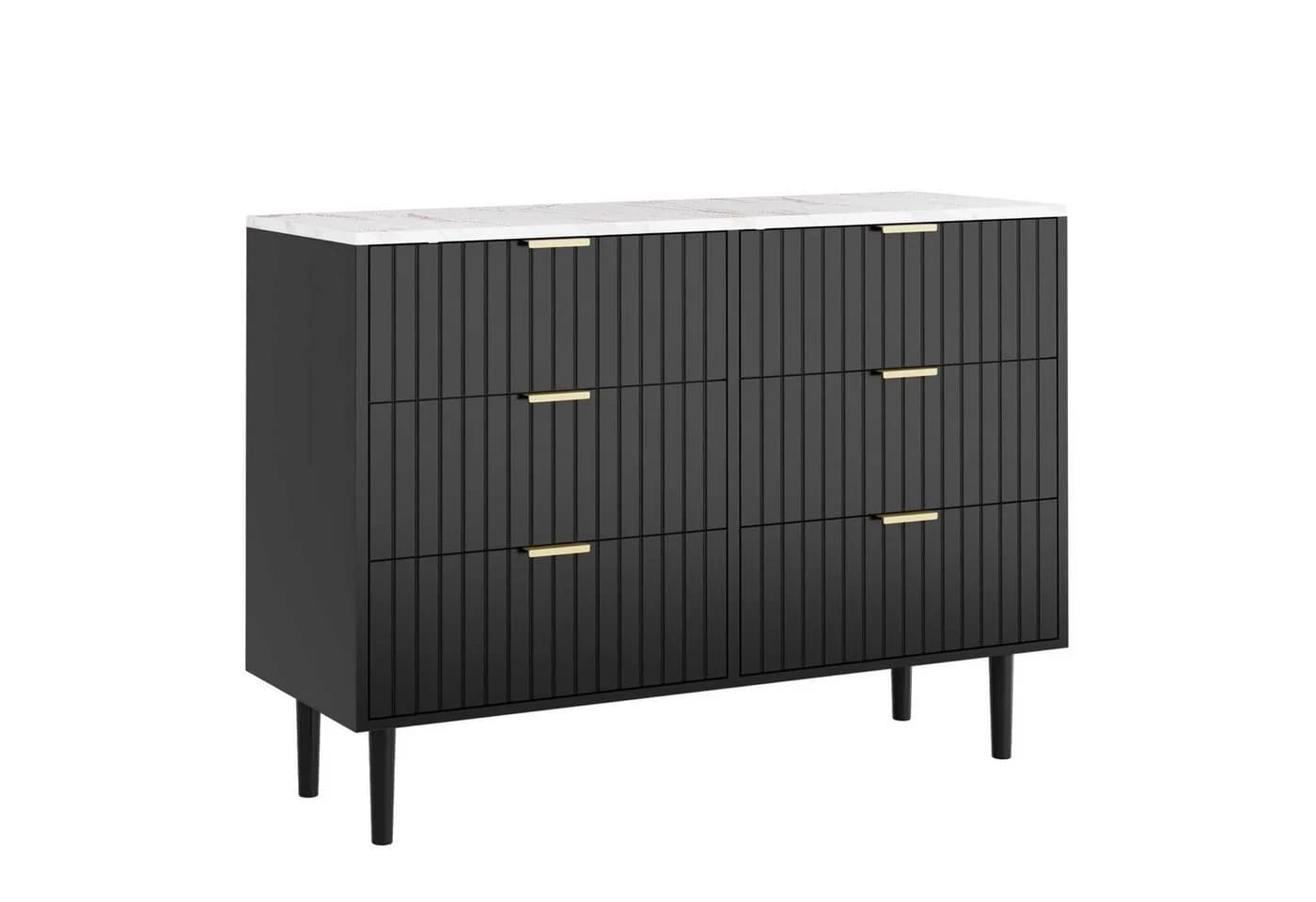 UEV Kommode mit 6 Schubladen Mehrzweckschrank - Bild 2