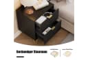 UEV Schlafzimmer-Set 3er-Set Kommode 6 Schubladen Nachttisch Skandinavisch Goldene Griffe Bild 5