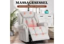 Vankel Elektrischer Relaxsessel Grau mit Massage & Wärme Bild 1