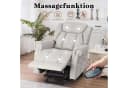 Vankel Elektrischer Relaxsessel Grau mit Massage & Wärme Bild 3
