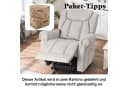 Vankel Elektrischer Relaxsessel Grau mit Massage & Wärme Bild 5