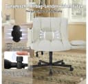 Leawin Bürostuhl ergonomisch beige mit Air-Lordosenstütze Bild 5