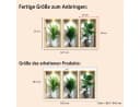 MOPUEA 3D Pflanzen-Wandaufkleber Grün 3 Stück Wandtattoo Bild 1