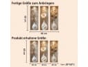 MOPUEA Wandsticker 3er Set Vasen Blumen Motive Modern Bild 1