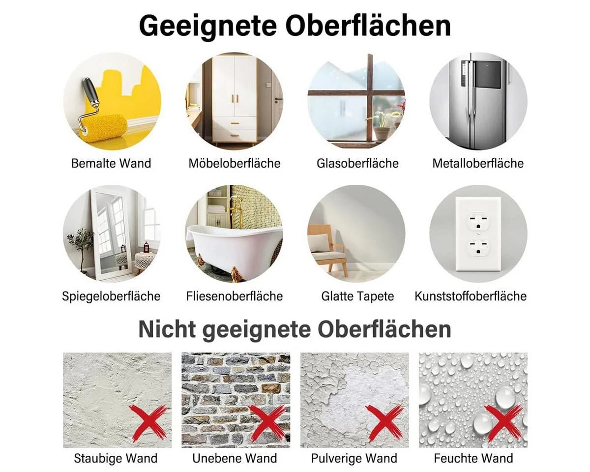 MOPUEA Wandsticker 3er Set Vasen Blumen Motive Modern - Bild 4