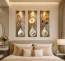 MOPUEA Wandsticker 3er Set Vasen Blumen Motive Modern Bild 5