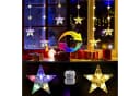 Quntis LED-Lichterkette Weihnachtsdeko Stern mit Timer 52 LEDs Bild 1