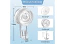 Elegear Wandhaken Saugnapf J-Form Transparent ohne Bohren Bild 3
