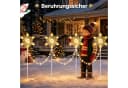 Quntis LED Lichterkette Schneeflocken 4er Set mit Timer und Farbwechsel Bild 4