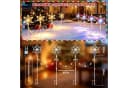 Quntis LED Schneeflocken Lichterkette 4er Set mit Timer Bild 5