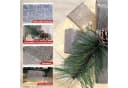 Quntis Weihnachtsdeko 3er Set mit LED & Timer silber Bild 5