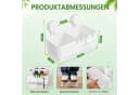 Elegear Duschablage ohne Bohren, Weiß, ABS-Kunststoff, 10 kg Tragkraft Bild 5