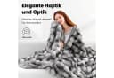 Elegear Wohndecke Kunstfell Grau 150x200cm Kuscheldecke Bild 1