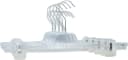 RSR Hosenbügel 20-tlg. Transparent mit Klemmen, 40 cm Bild 2