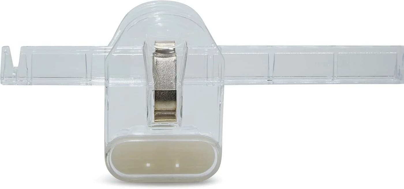 RSR Hosenbügel 20-tlg. Transparent mit Klemmen, 40 cm - Bild 3