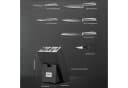 FOHERE Messer-Set 7-tlg. Edelstahl mit Messerblock Bild 5