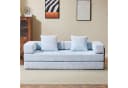 Orvane 4-in-1 Schlafsofa 2-Sitzer Chenille Hellblau Bild 1