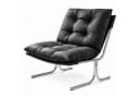 ANYSUN Loungesessel Schwarz Kunstleder Modern Bild 2
