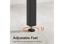 ANYSUN Bartisch 3-teiliges Set Braun Schwarz Industrial Bild 4