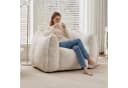Vankel Loungesessel Kunstfell Beige Bean Bag Sessel Bild 3