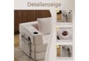 Vankel 3-Sitzer Schlafsofa Cord Weiß mit Cupholder Bild 4