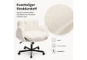 ANYSUN Chenille Drehstuhl mit klappbaren Armlehnen beige Bild 3