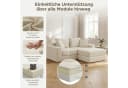 ANYSUN Modulares Schlafsofa Cord Weiß mit Bettfunktion Bild 4