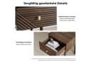 ANYSUN Nachttisch 2er Set Walnuss Holzoptik Bild 1