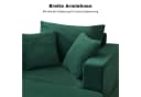 ANYSUN XXL-Sessel Loveseat Grün mit Stauraumhocker Bild 3