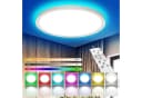 Futicare LED Deckenleuchte mit RGB Ambientelicht, dimmbar, weiß Bild 2