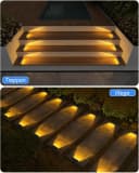 Futicare LED Solarleuchte 4er Set Treppen Außen Warmweiß Wasserdicht Bild 4