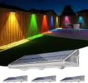 Futicare Solar Außen-Wandleuchte 4er Set RGB Warmweiß IP67 Bild 2