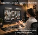 Futicare LED Monitorleuchte Grau mit 3 Lichtfarben & 5 Helligkeitsstufen Bild 3