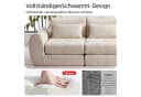 Leawin Modulares 2-Sitzer Sofa Chenille Beige Bild 4