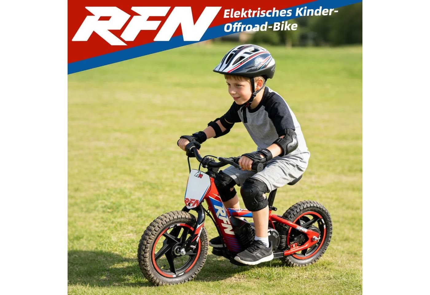 Vankel Elektro-Kindermotorrad DNA 12 100W 12 Zoll mit 2 Fahrstufen - Bild 3