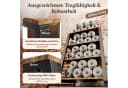 Lifewit 4-stufiges Regal mit Rädern und LED-Beleuchtung Braun Bild 4