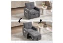 Bonzy Home Schlafsofa Einzelsofa Beige mit Bettfunktion Bild 3