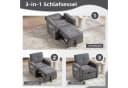 Bonzy Home Schlafsofa Einzelsofa Beige mit Bettfunktion Bild 5