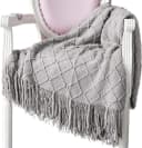 Elegant gestrickte Wolldecke aus Imitation Cashmere Bild 2