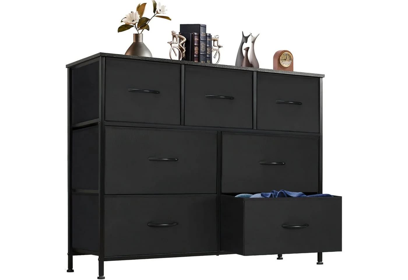 SURFOU Kommode 7 Schubladen Sideboard Mehrzweckschrank - Bild 2