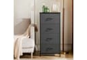 SURFOU Sideboard Kommode mit 4 Schubladen Grau Bild 1