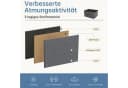 SURFOU Sideboard Kommode mit 4 Schubladen Grau Bild 5