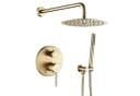 Oihpaw Duschsystem 2-Funktions-Duschset mit Regendusche Bild 2