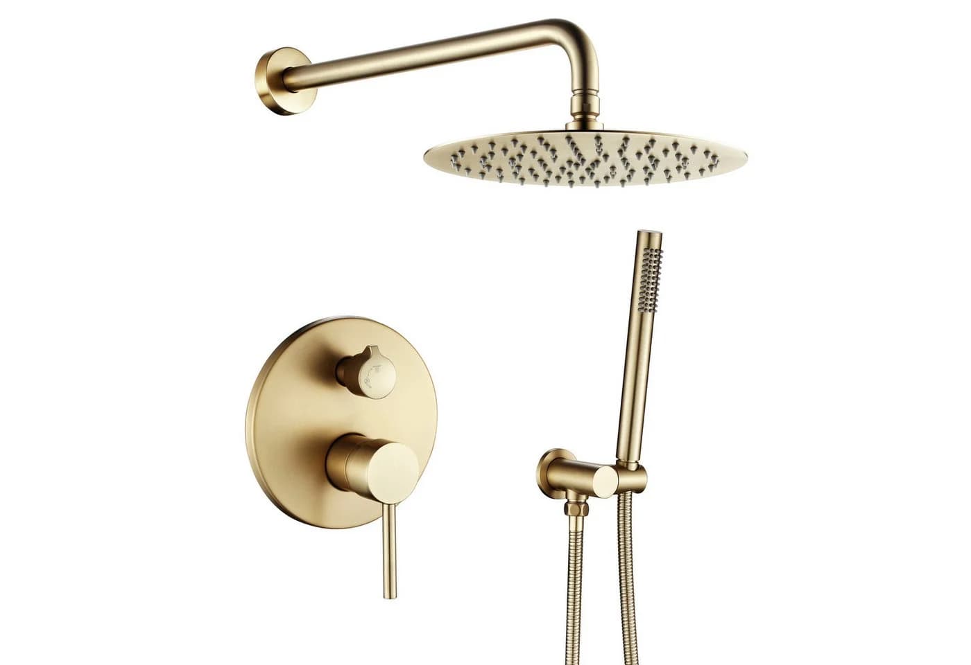 Oihpaw Duschsystem 2-Funktions-Duschset mit Regendusche - Bild 2