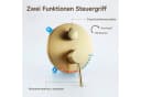 Oihpaw Duschsystem 2-Funktions-Duschset mit Regendusche Bild 5