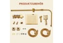 Oihpaw Multifunktionales Duschsystem in Gold: Regenduschkopf, Handbrause, Badewannenarmatur Bild 1