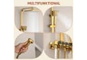 Oihpaw Multifunktionales Duschsystem in Gold: Regenduschkopf, Handbrause, Badewannenarmatur Bild 5